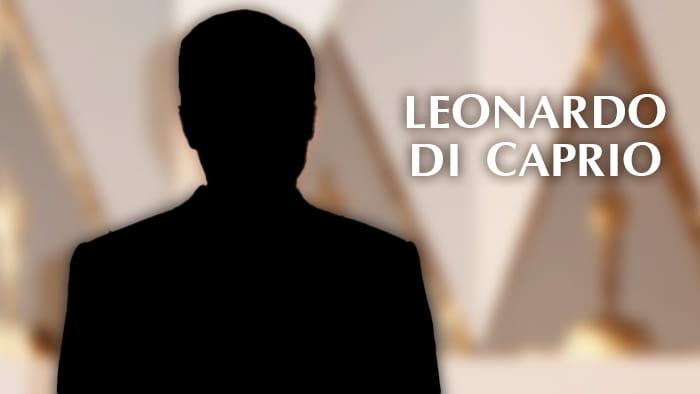 A silhouette representing Leonardo DiCaprio