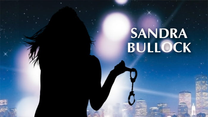 A silhouette representing Sandra Bullock