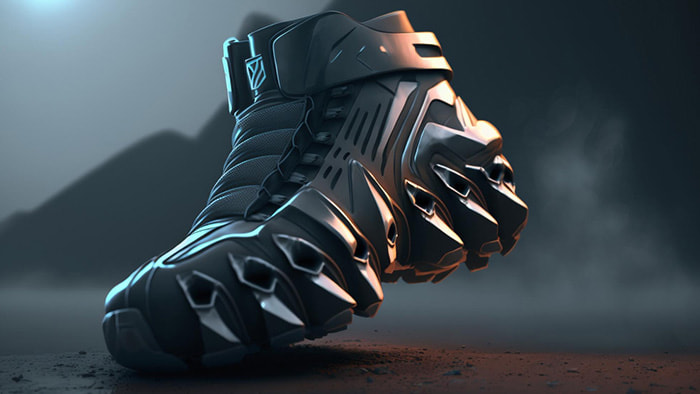 Futuristic alien shoes that challenge traditional footwear designs.
